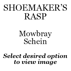 Shoemaker's Rasp