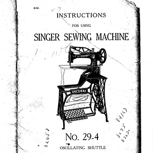  Singer 29-4 Parts Manual Reproduction: 0724116422913: Arts,  Crafts & Sewing
