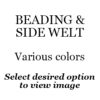 Beading and Side Welt